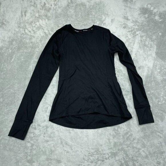 Spyder Active Womens Black Long Sleeve Top S Nylon Spandex 6697 - Picture 1 of 7